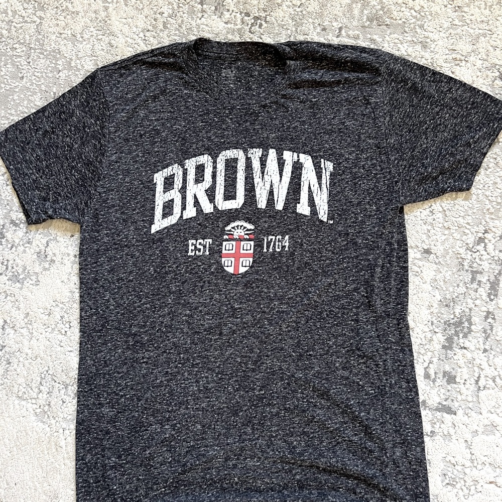 Brown University T-shirt Shirt Large L gray